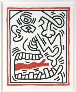 Keith Haring - One plate, from Three Lithographs (Littmann 38)