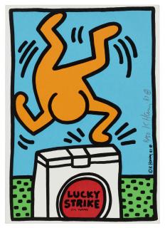 Keith Haring - One print, from: Lucky Strike