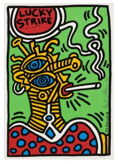 Keith Haring - One print, from: Lucky Strike