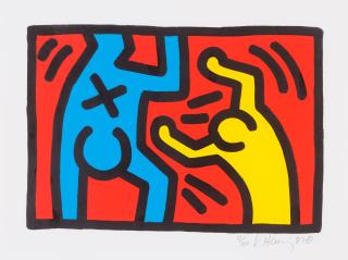 Keith Haring - Plate 4, from Untitled