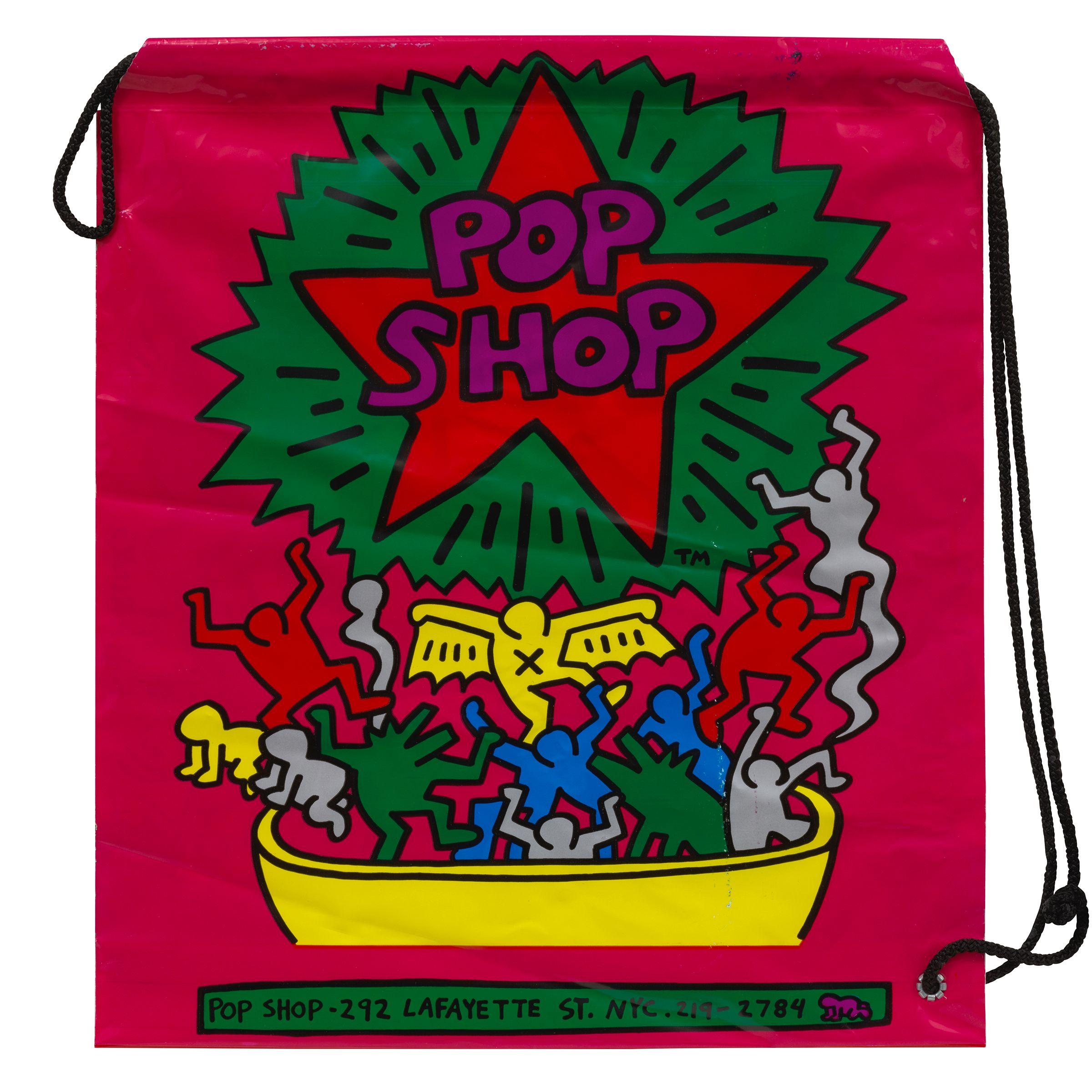 Keith Haring - Pop Shop Drawstring Bags (2 works)