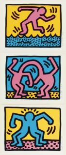Keith Haring - Pop Shop Ii: Three Plates