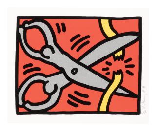 Keith Haring - Pop Shop Iii: One Plate (Littmann P. 144)