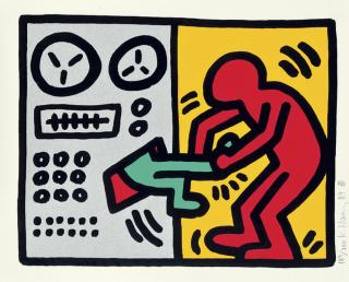 Keith Haring - Pop Shop III: one plate
