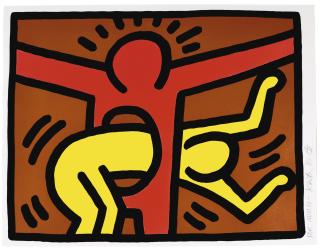Keith Haring - Pop Shop Iv: One Plate (L. P. 147)