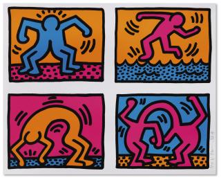 Keith Haring - Pop Shop Quad Ii