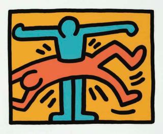 Keith Haring - Pop Shop V: One Plate
