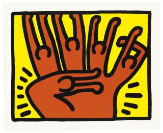 Keith Haring - Pop Shop Vi (Littmann P. 143)