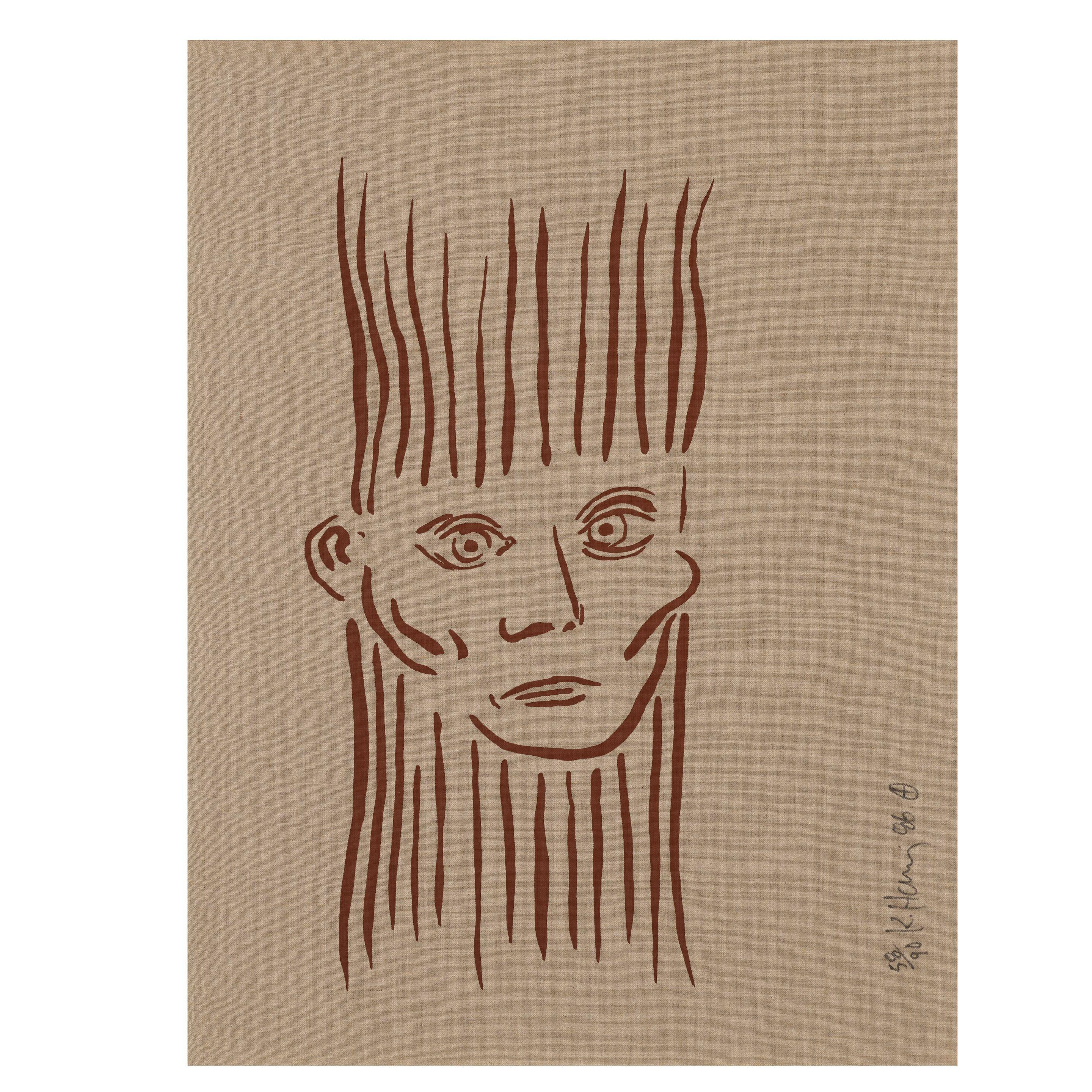 Keith Haring - Portrait of Joseph Beuys