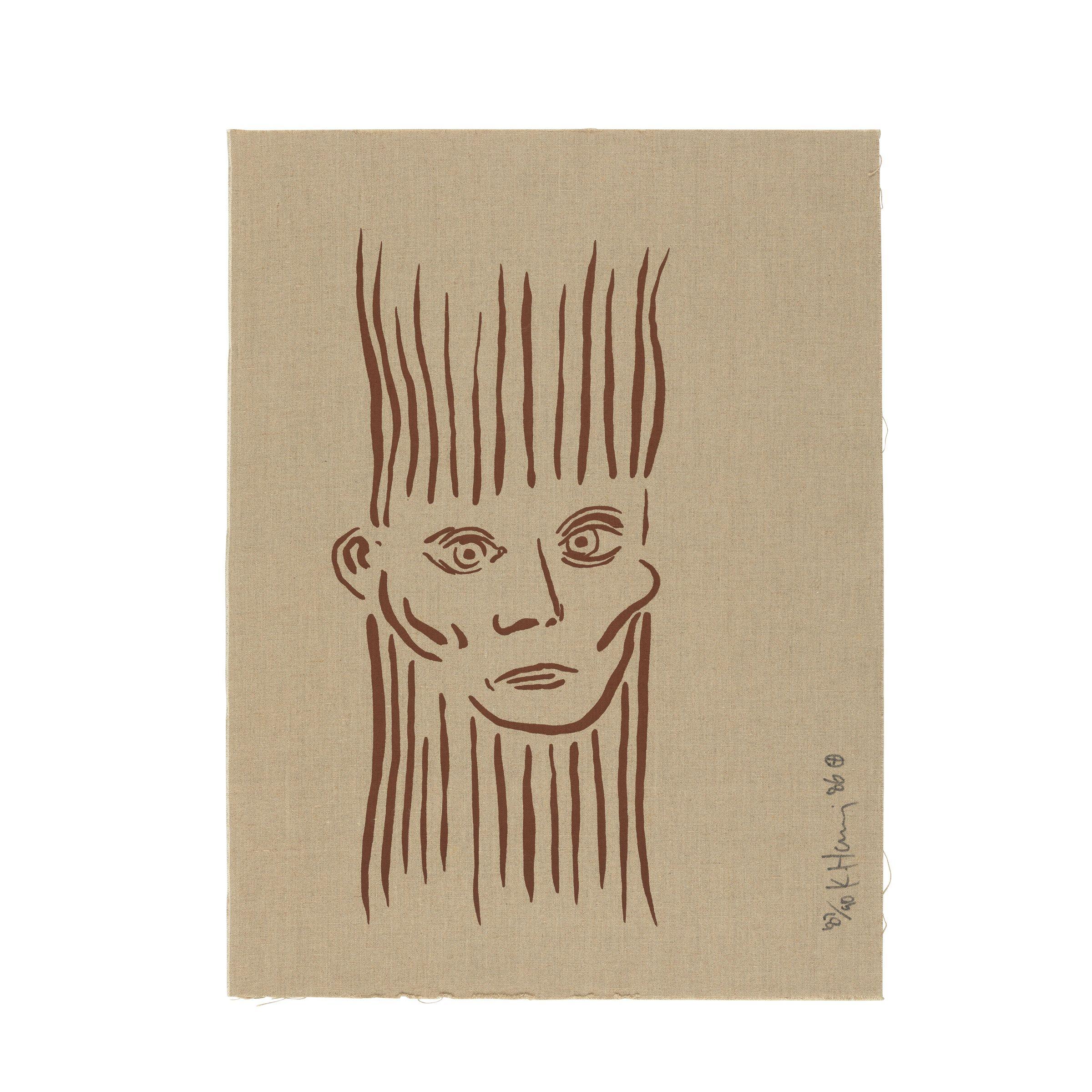 Keith Haring - Portrait of Joseph Beuys