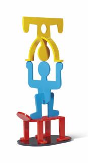 Keith Haring - Sans titre (Three Acrobats-red/blue/yellow)