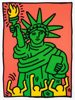 Keith Haring - Statue Of Liberty (L. P. 63)