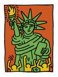 Keith Haring - Statue of Liberty