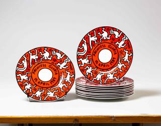 Keith Haring - Ten plates, 1989