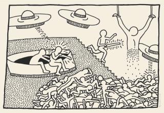 Keith Haring - The blueprint Drawings: one plate (Littman p. 176)