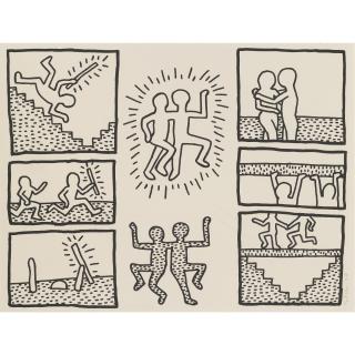Keith Haring - The Blueprint Drawings: One Plate