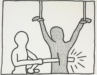 Keith Haring - The Blueprint Drawings: one plate