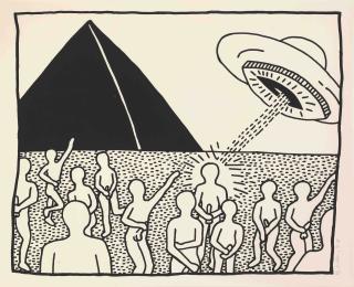 Keith Haring - The Blueprint Drawings: one plate