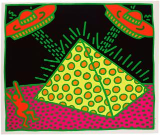 Keith Haring - ”The Fertility Suite: one plate”.
