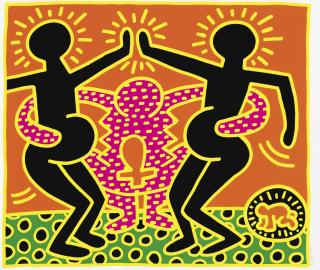 Keith Haring - The Fertility Suite: one plate