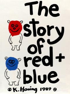 Keith Haring - The Story of the Red and the Blue