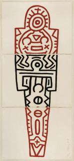 Keith Haring - Totem (Littmann P. 158)