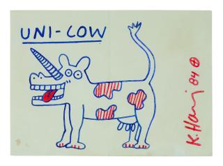 Keith Haring - Uni-Cow
