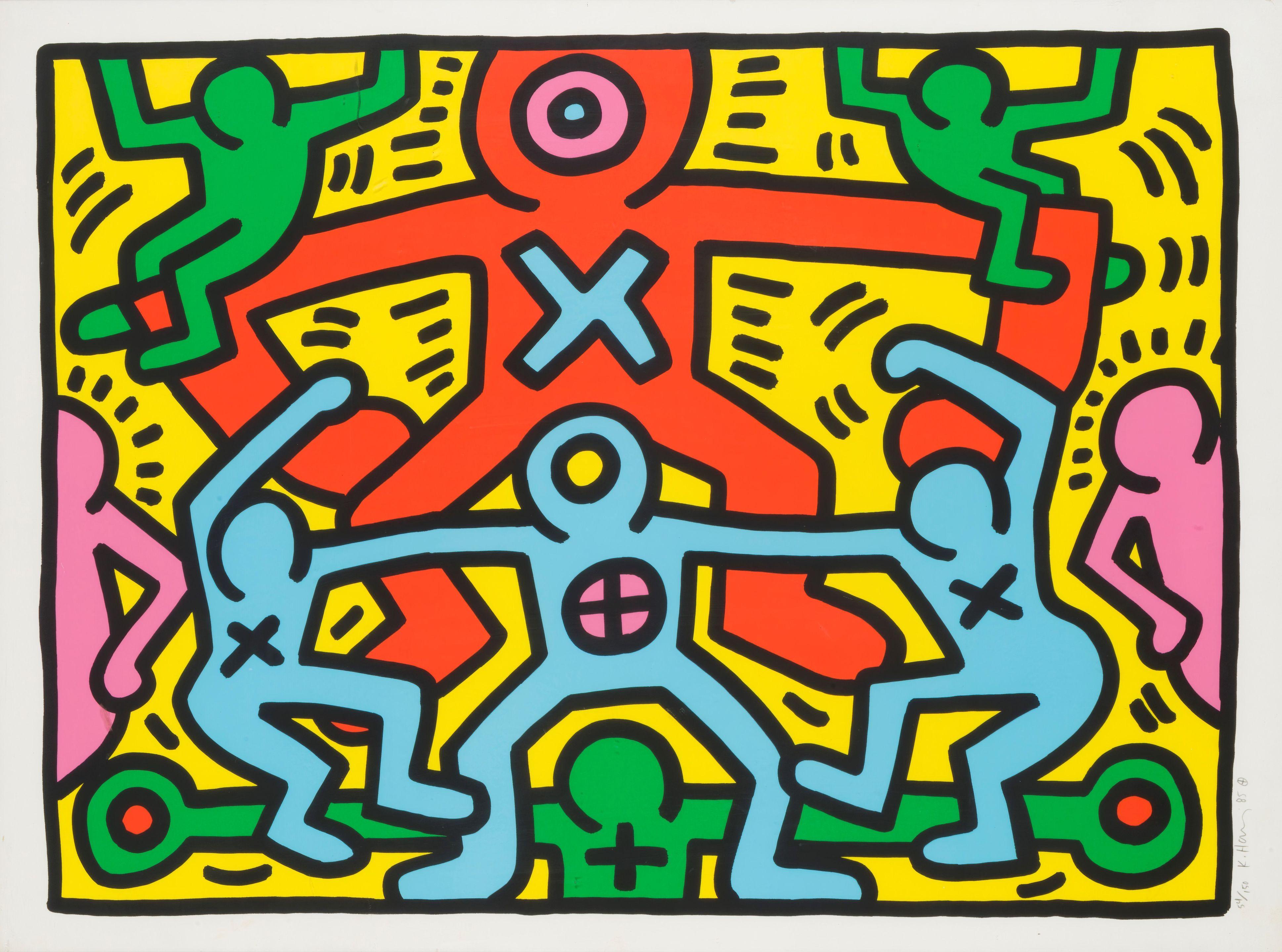 Keith Haring - Untitled, 1985.