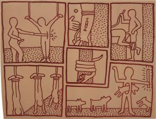 Keith Haring - Untitled (Blueprint Series)