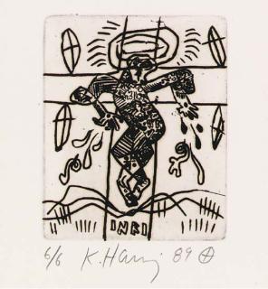 Keith Haring - Untitled [Crucifixion]