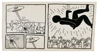 Keith Haring - Untitled (Drawings for Fashion Moda, New Museum)