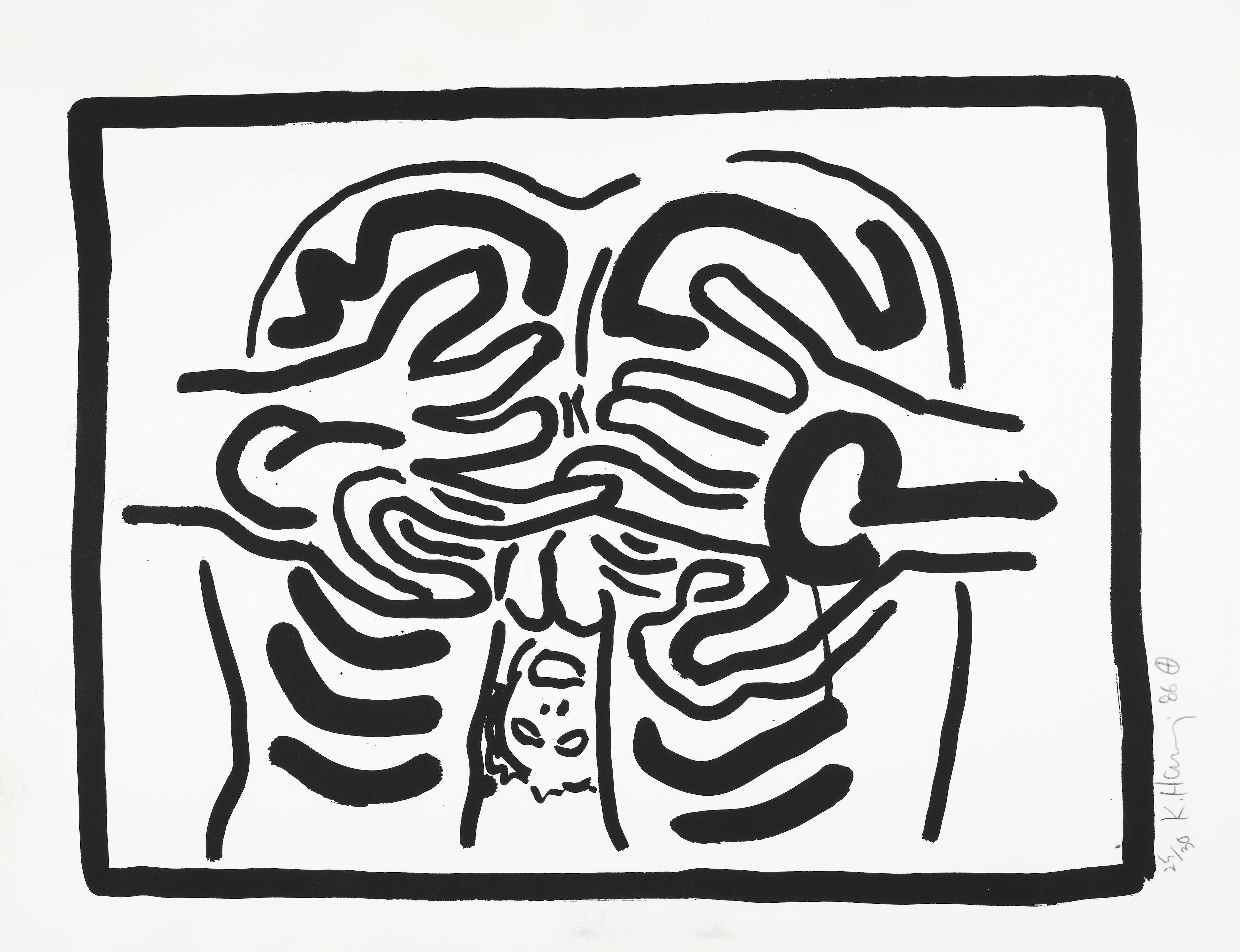 Keith Haring - Untitled, from Bad Boys