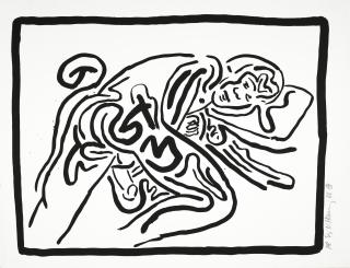 Keith Haring - Untitled, from Bad Boys