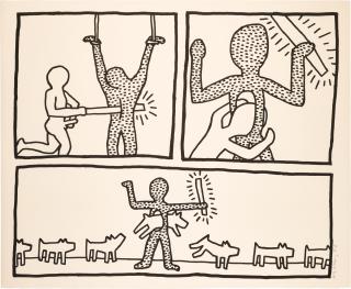 Keith Haring - Untitled (from The Blueprint Drawings) (L. p. 179)