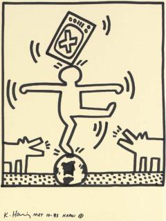 Keith Haring - Untitled (From the Napoli Series)