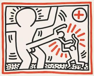 Keith Haring - Untitled, from: Three Lithographs (L. 39)