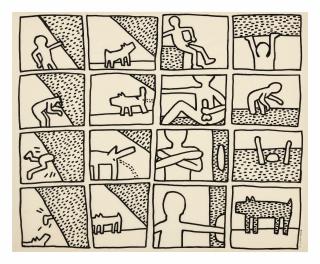 Keith Haring - Untitled (January 15 1981)