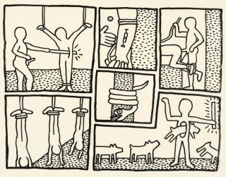 Keith Haring - Untitled (January 16, 1981)