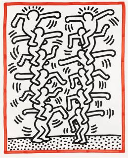 Keith Haring - Untitled (L. P. 41)