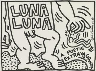 Keith Haring - Untitled (Luna Luna A Poetic Extravaganza)