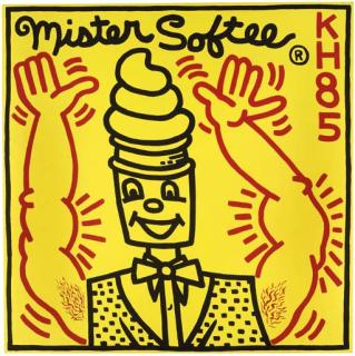 Keith Haring - Untitled (Mister Softee)