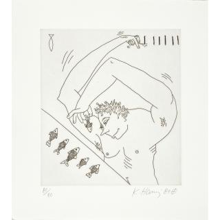 Keith Haring - Untitled VII, from The Valley