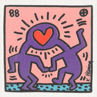 Keith Haring - Untitled (Wedding Invitation)