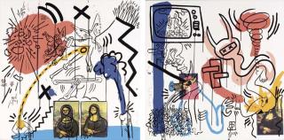 Keith Haring - William Burroughs, Apocolypse, New York, George Mulder Fine Arts, 1988