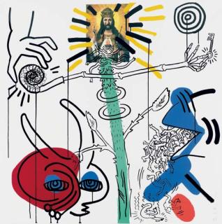 Keith Haring - William S. Burroughs, Apocalypse, G. Mulder Fine Arts, New York, 1988 (Littmann pp. 98-115)