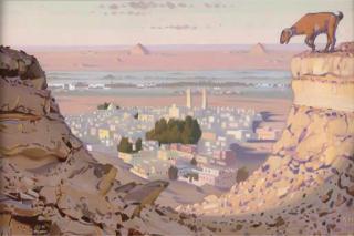 Keith Henderson - From the Makattam Hills Towards the Pyramids