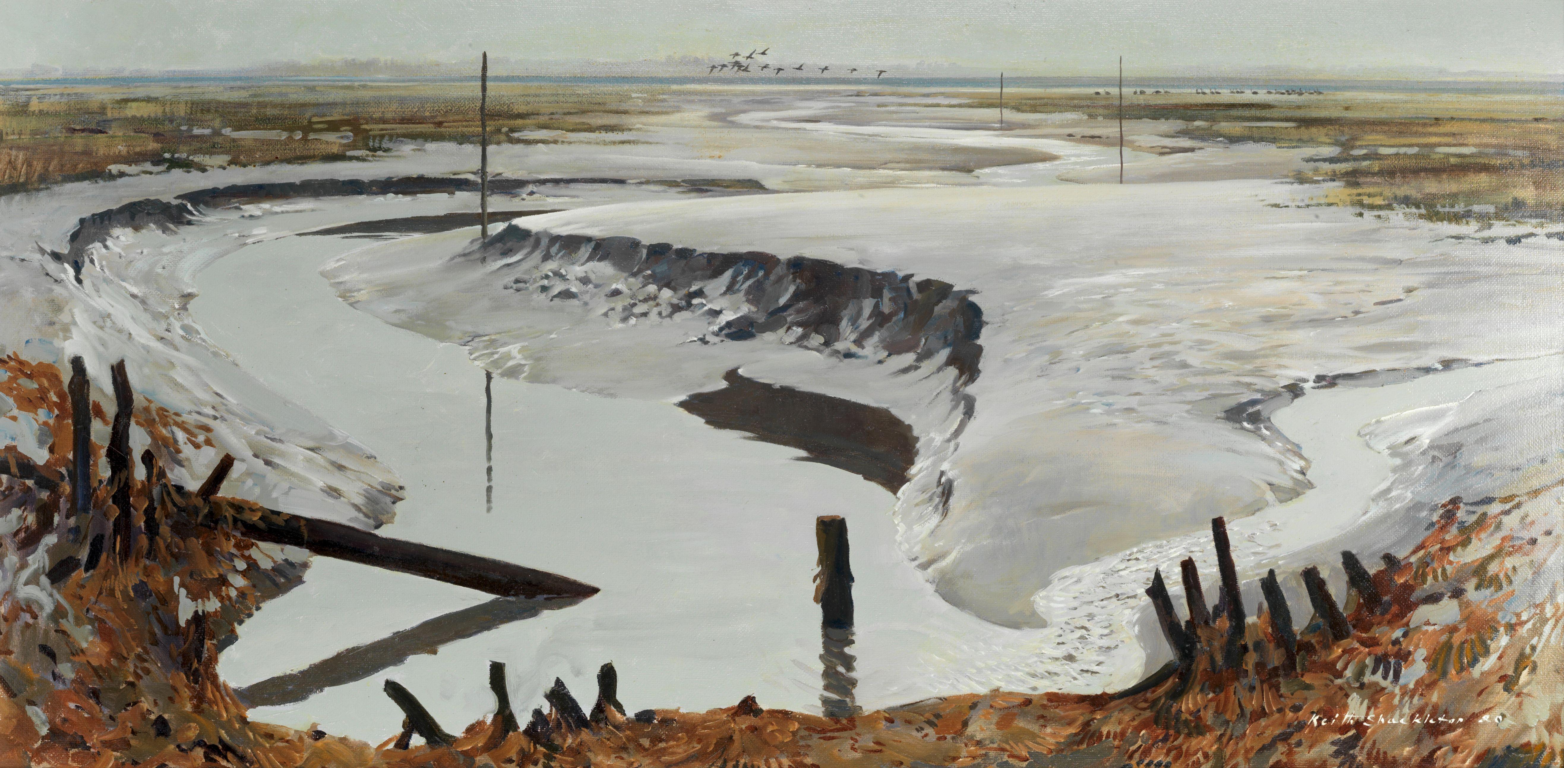 Keith Hope Shackleton - First of the Brents, Dip Rythe, Chichester Harbour