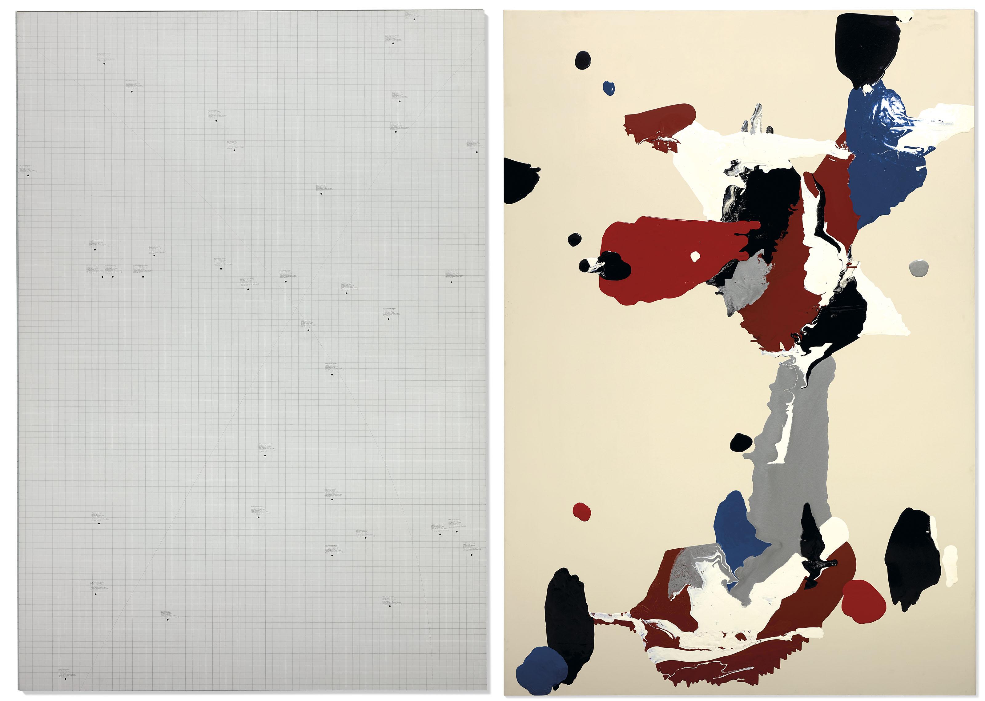 Keith Tyson - Geno Pheno Painting ‘Mutual Attraction’