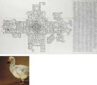 Keith Tyson - (i) Map of the World Part I: The University (ii) Dodo