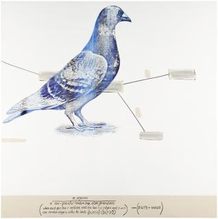 Keith Tyson - Operator Painting (n Pigeons)